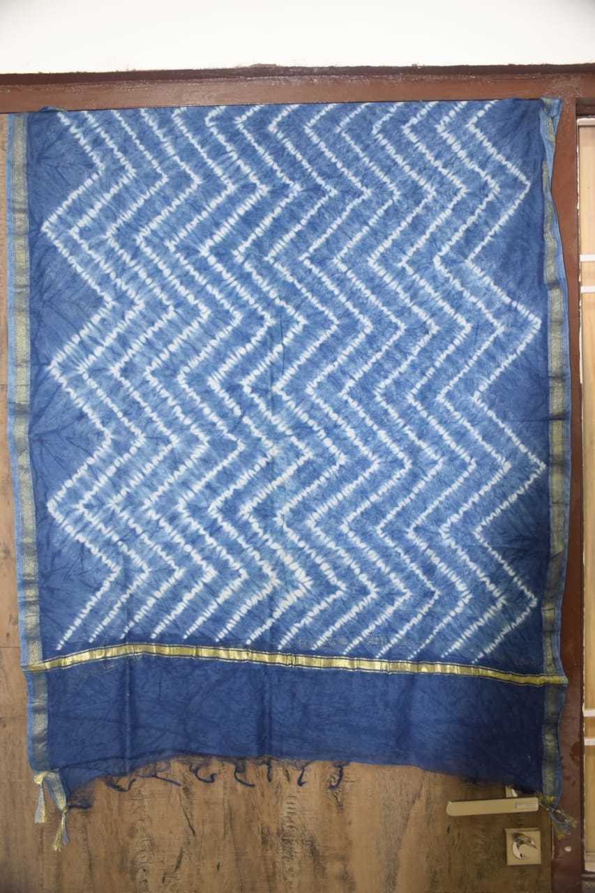 Multi Colour Block Printed Dupatta