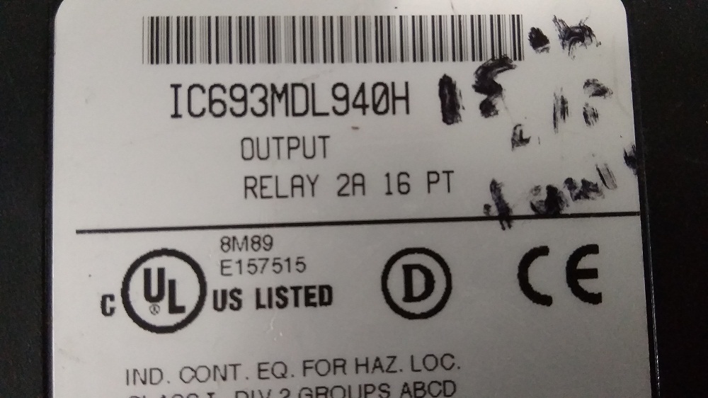 120 Vac Ge Fanuc Output Module