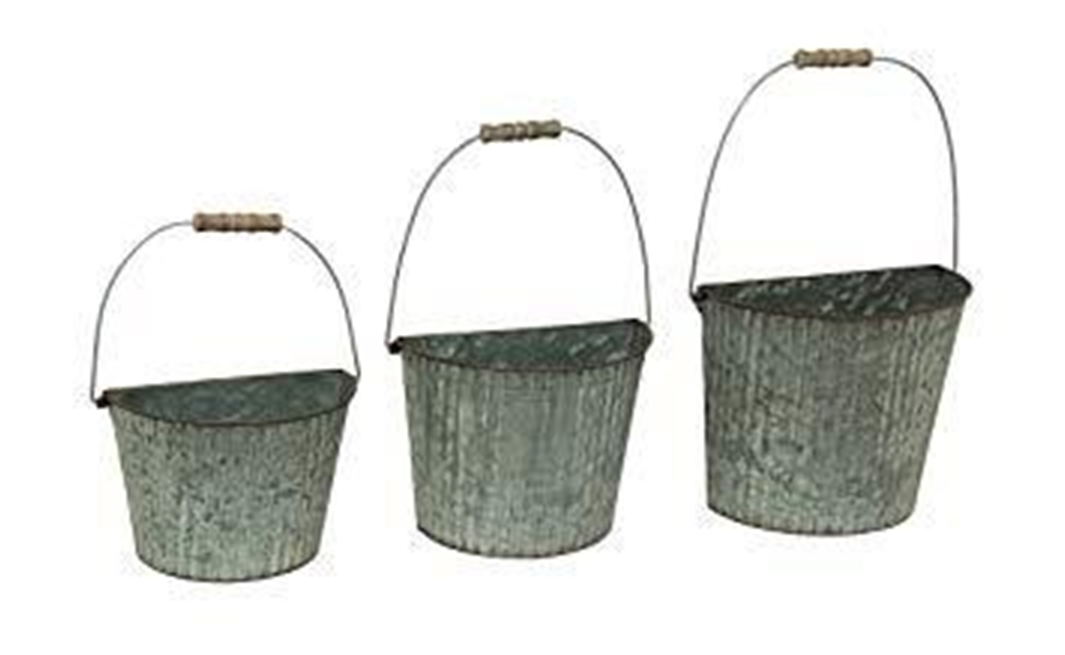 Patina Galvanized Planter
