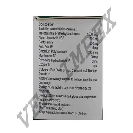 Combibest(mecobalamin Alpha Lipoic Acid) General Medicines