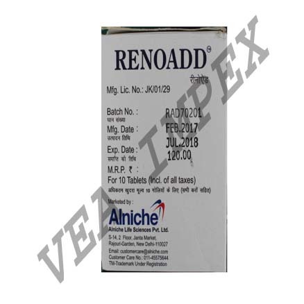 Renoadd(acetylcysteine & Taurine Tablets) General Medicines