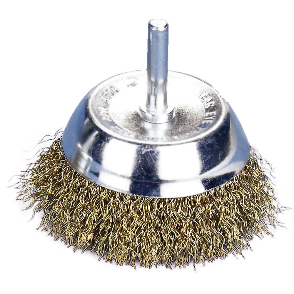 Cup Brushes - Stainless Steel, Mini To >300mm Diameter, Cylindrical Shape, Variety Of Bristle Stiffness, Customizable Attachment Options