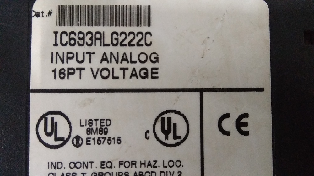 Ge Fanuc Input Analog Module