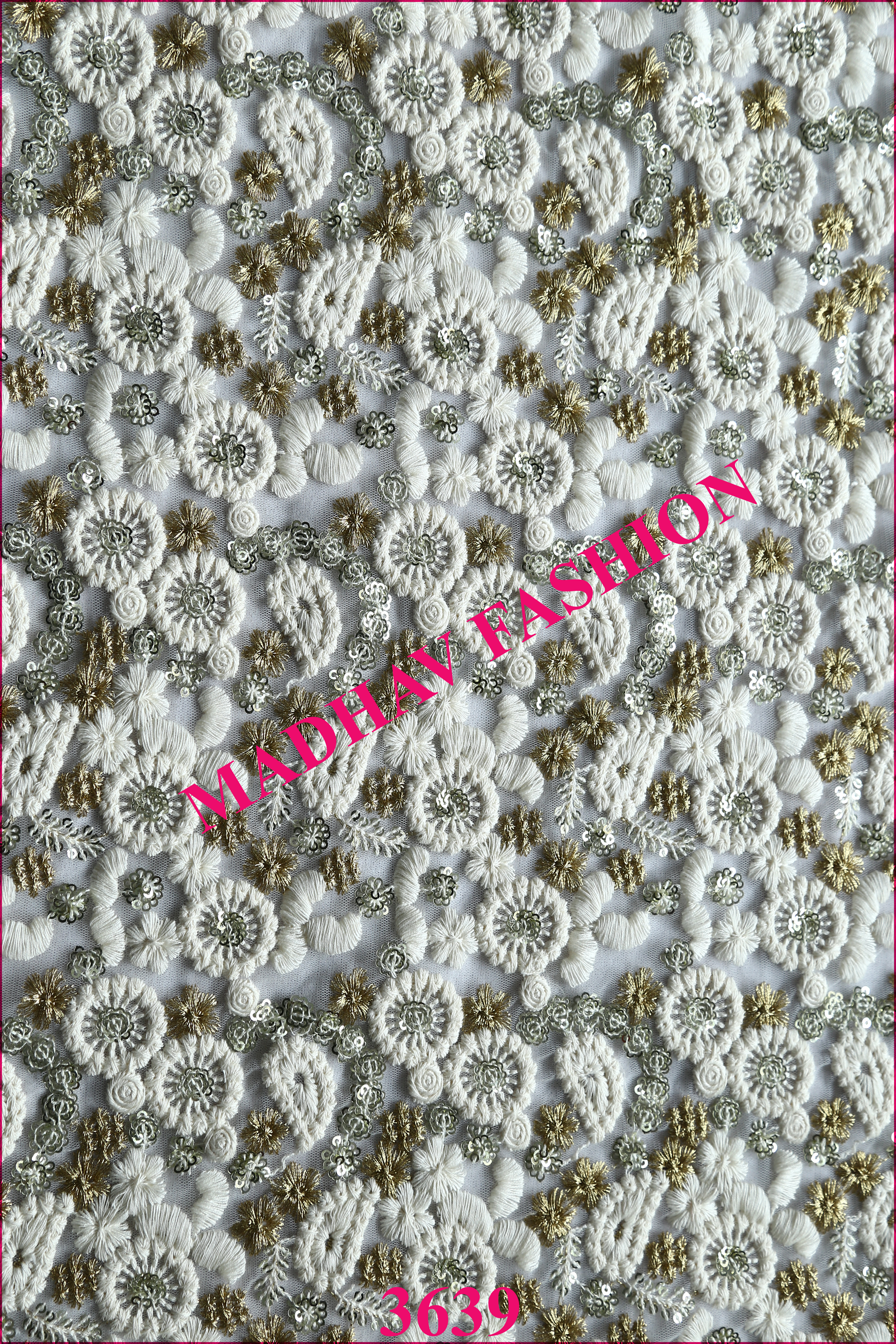 Multi Thread Embroidery Work