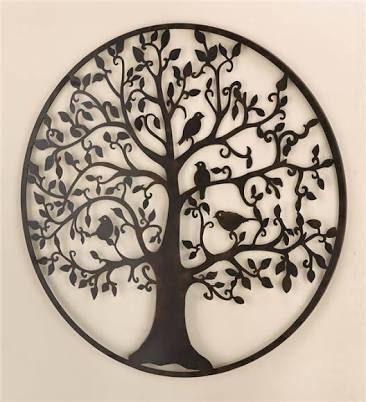 Antique Glass Wall Hanging