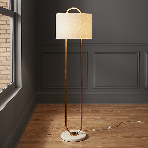 Tripod Floor Lamp - Metal, 8x60 Inches , Black And Cream Color, Modern Design, Fluorescent Light Source