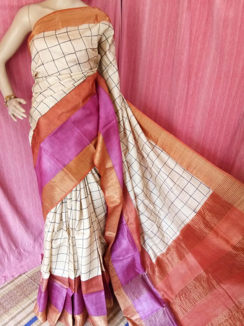Tassar Saree