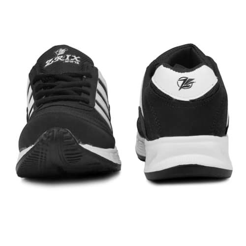 Durable Mens Black & White Shoes