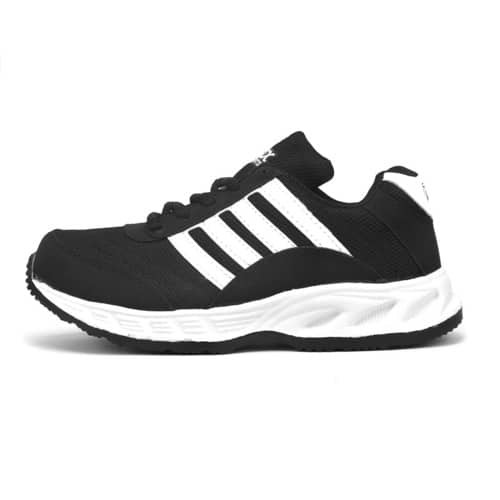 Durable Mens Black & White Shoes