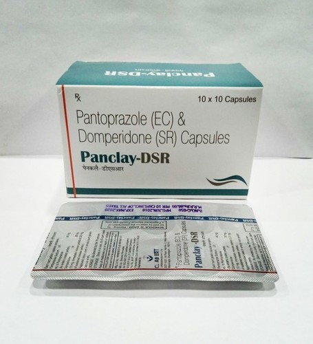 Pantoprazole EC & Domperidone SR Capsules - 40 mg Pantoprazole & 30 mg Domperidone | Heartburn Relief, Gastrointestinal Ulcer Prevention, Oral Bioavailability 77%