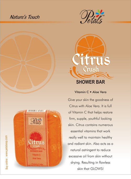 सिट्रस क्रश शॉवर बार