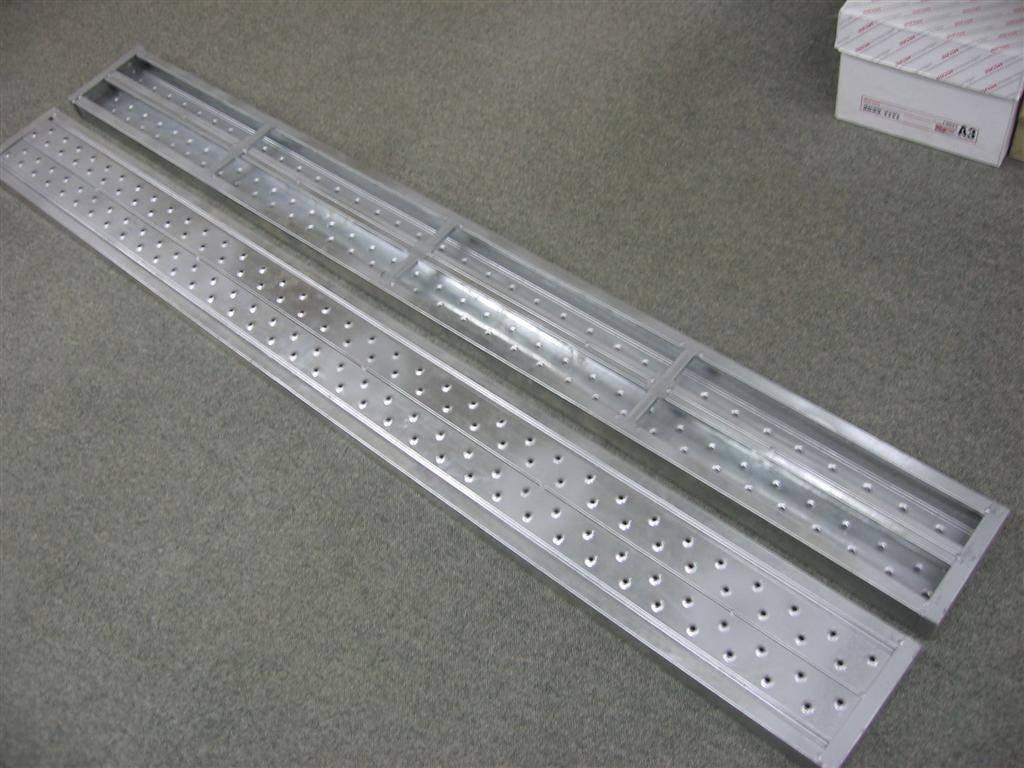 Gi Anti Skid Walkway Plank - G.i & M.s Sheet, Hot Dip Galvanized Finish | Durable, Rugged Construction, Eye-catching Design