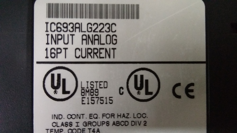 Ge Fanuc Input Analog Module