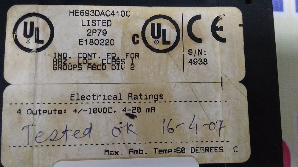 Ge Fanuc Module