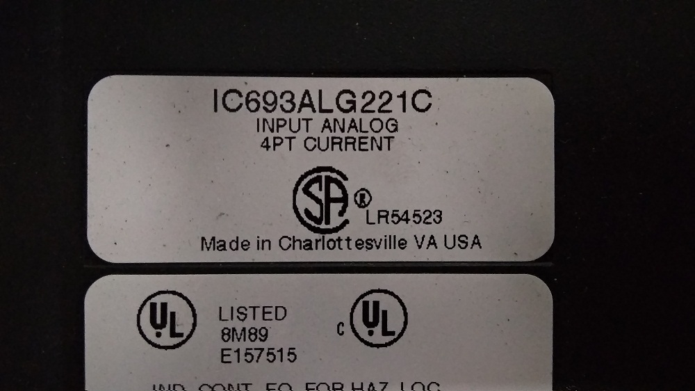 Ge Fanuc Input Analog Module