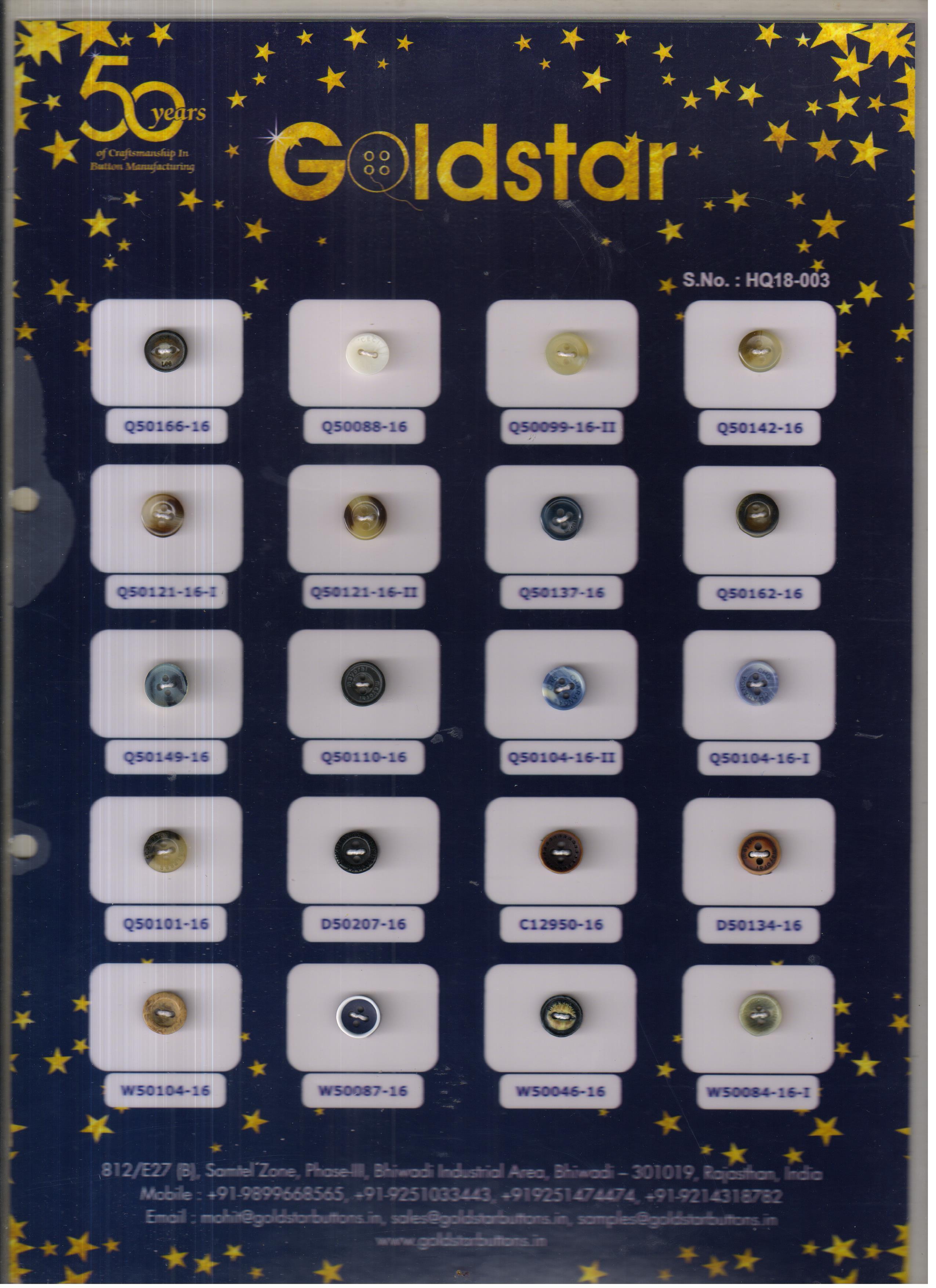 Multi Polyester Button