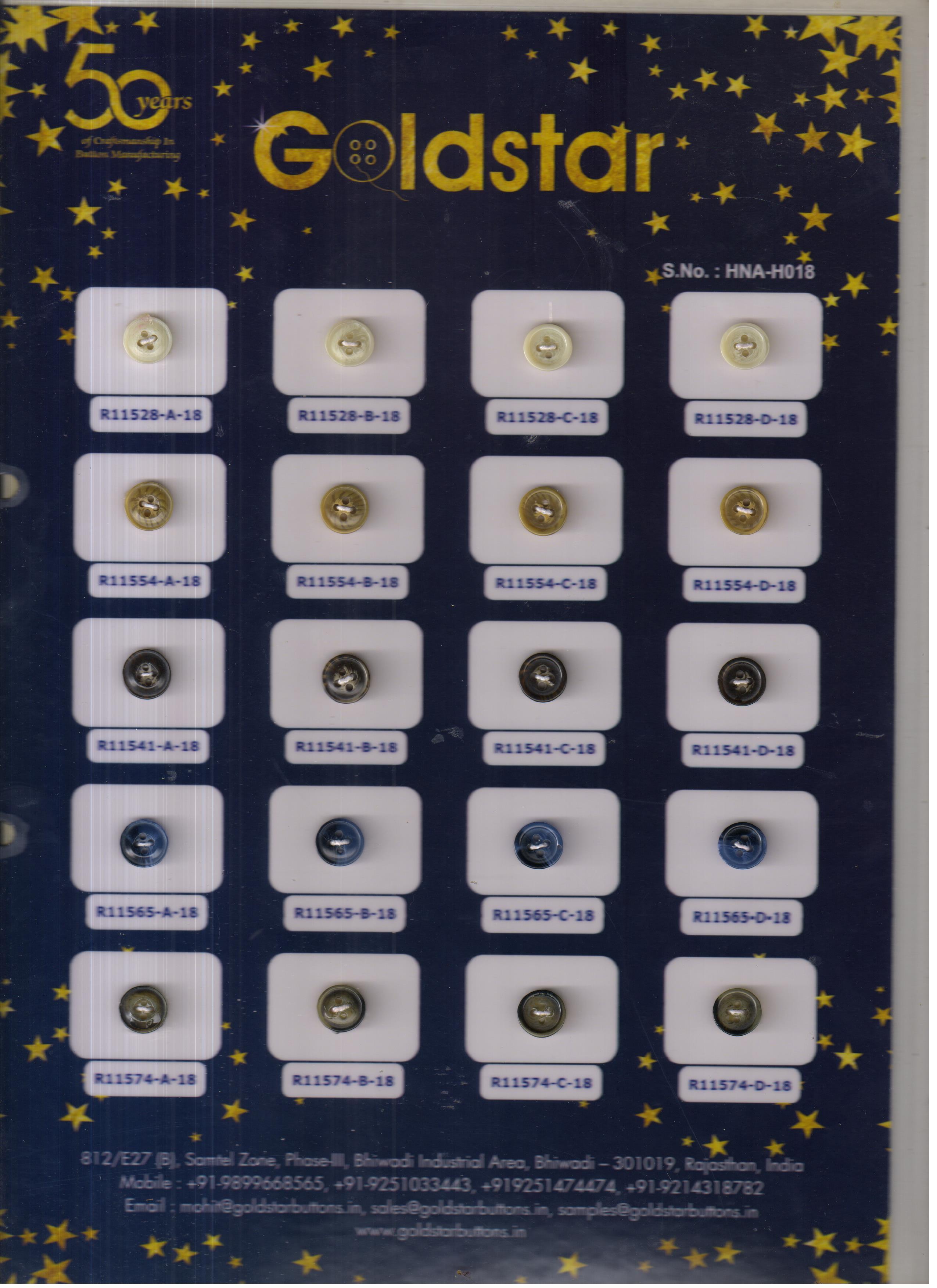 Multi Polyester Button