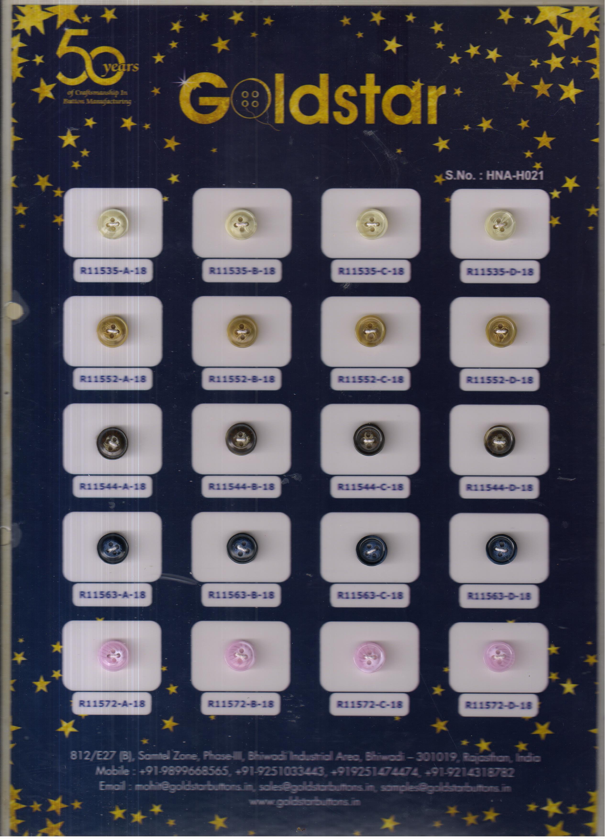 Multi Polyester Button