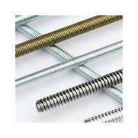 क्रोम प्लेटेड थ्रेडेड बार्स