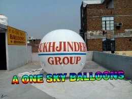 Giant Advertising Sky Balloon - Pvc, 10x10 Foot | Puncture Resistant, Alluring Prints, Easy To Inflate, Customizable Sizes