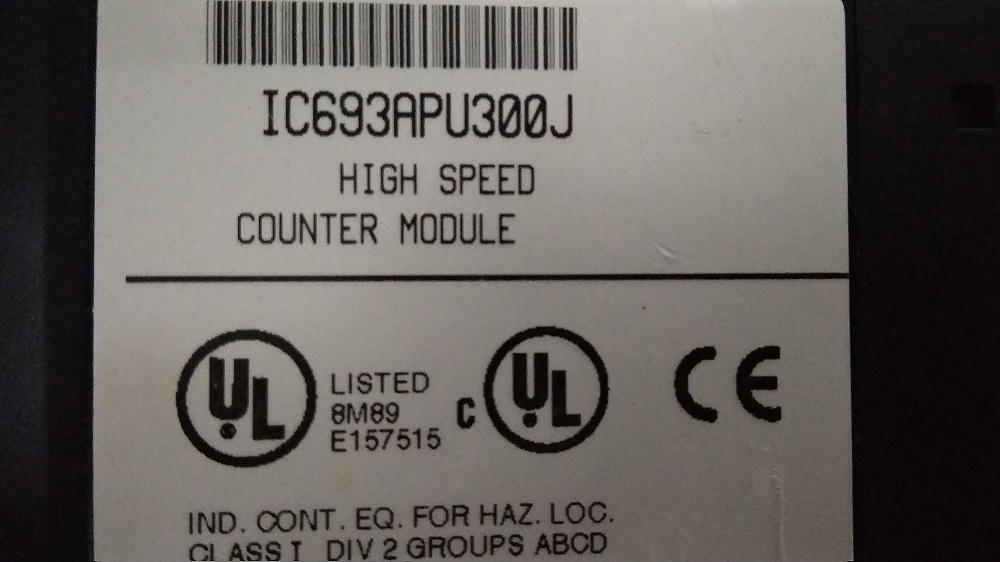 Ge Fanuc High Speed Counter Module