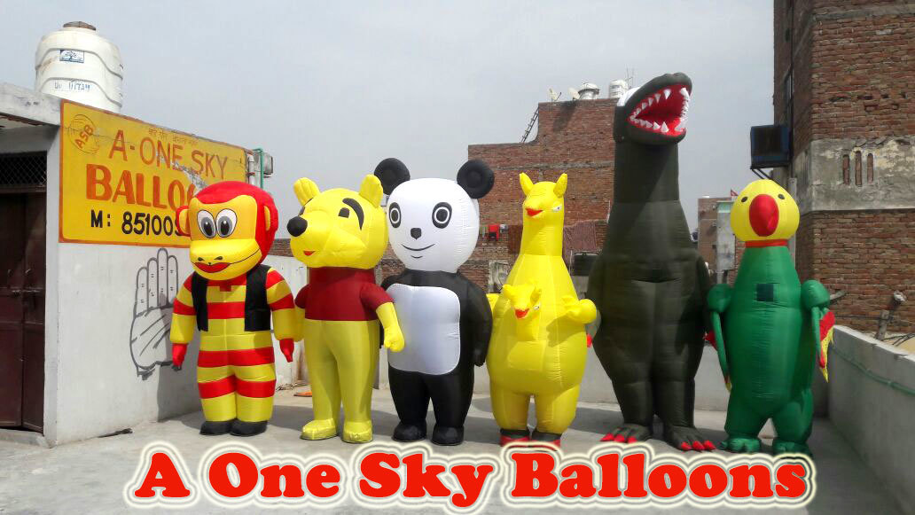 Walking Inflatable - Nylon, 6 To 8 Ft, Multicolor | Eye-catching, Portable, Customizable, Durable, Lightweight