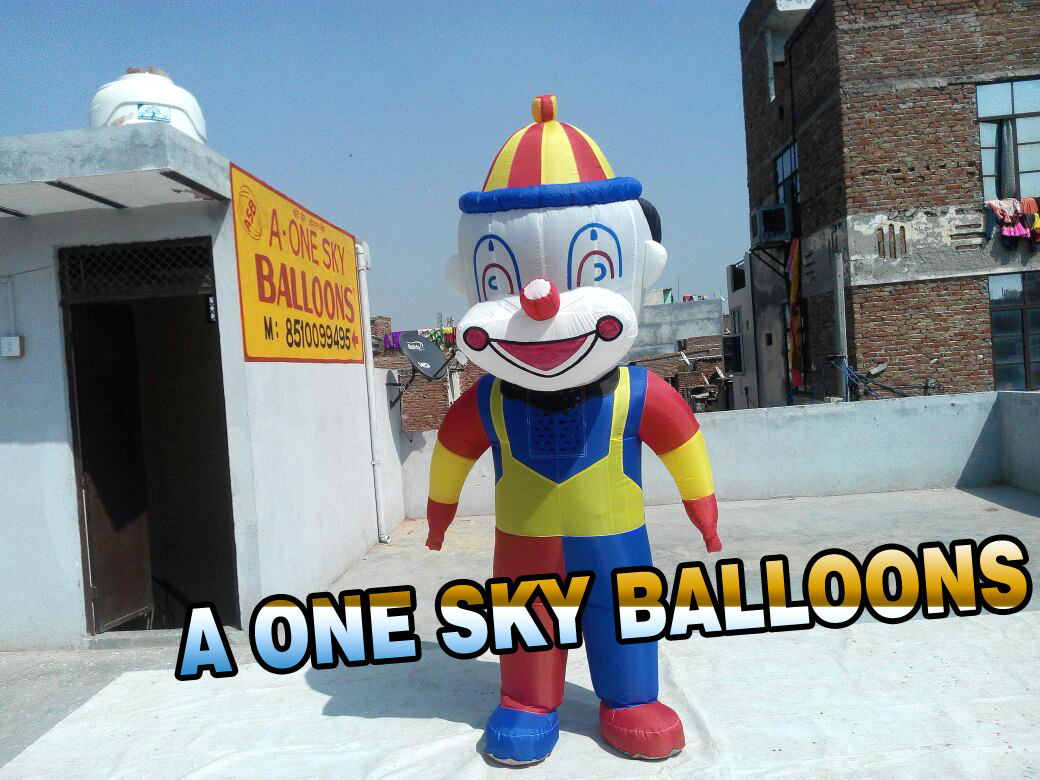 Walking Inflatable - Nylon, 6 To 8 Ft, Multicolor | Eye-catching, Portable, Customizable, Durable, Lightweight