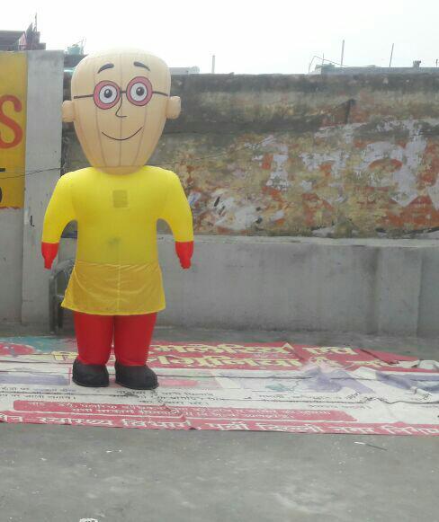 Walking Inflatable - Nylon, 6 To 8 Ft, Multicolor | Eye-catching, Portable, Customizable, Durable, Lightweight