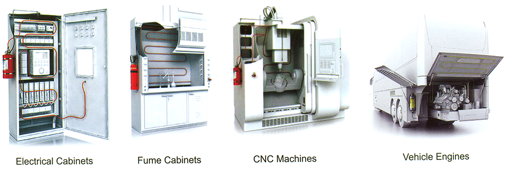 Electrical Enclosure Suppression Systems - Steel Panels, Rack Mount | For Electrical Panels, Server Racks, Battery Banks, Transformers, Transit Buses