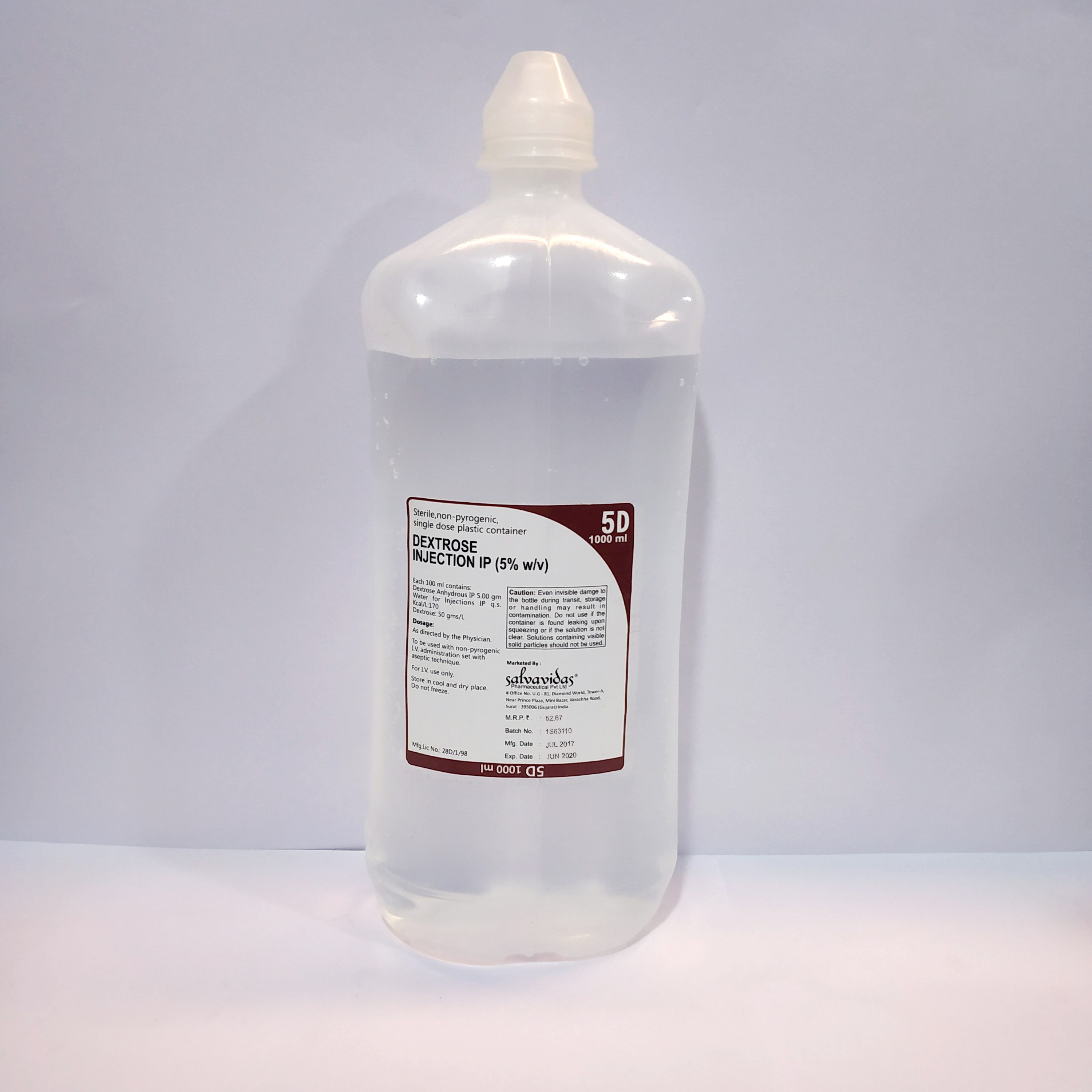 Dextrose Infusions Use Type: Single Use Only