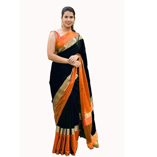 Pure Cotton Printed Sarees - Cotton Silk Fabric, Length: 5.5 Mtr, Blouse: 0.8 Mtr | Multi-coloured, Suitable For All Seasons