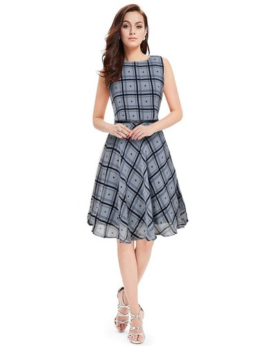 Georgette Casual Wear Fancy Girls Dress