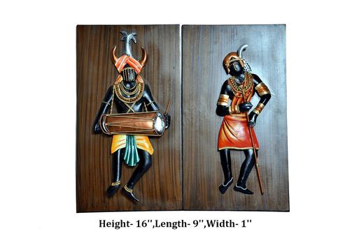 ब्लैक एंड ब्राउन वॉल हैंगिंग फ्रेम्स