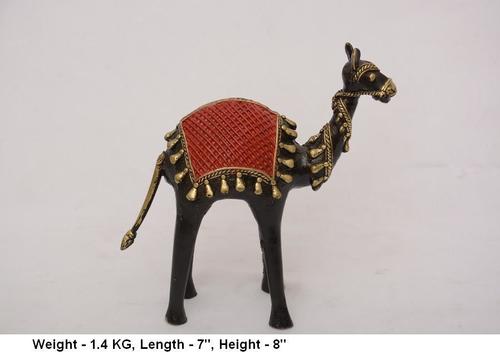 Golden And Black Camel Statue