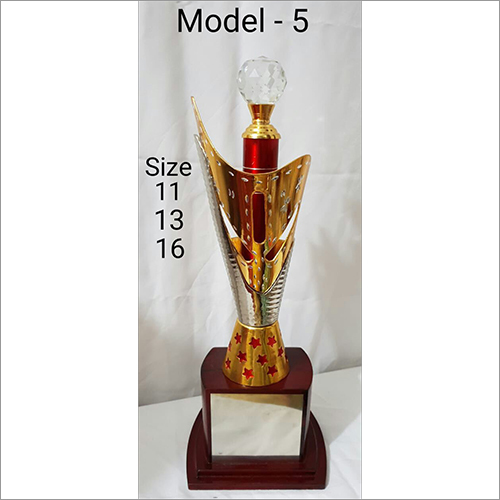 Colorful Brass Award Trophy