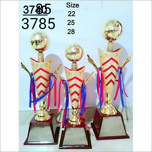 Colorful Silver Award Trophy