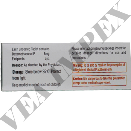 Decmax 8 Mg (Dexamethasone Tablets) General Medicines
