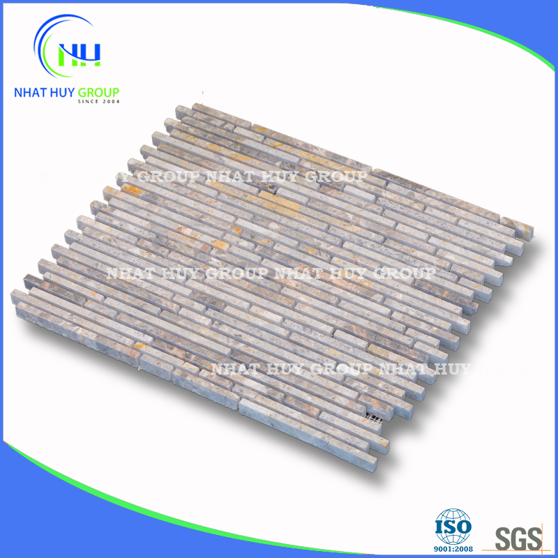 Vietnam Unique Design Brick Mosaic Title From Natural Stone Ingredients: Caco3