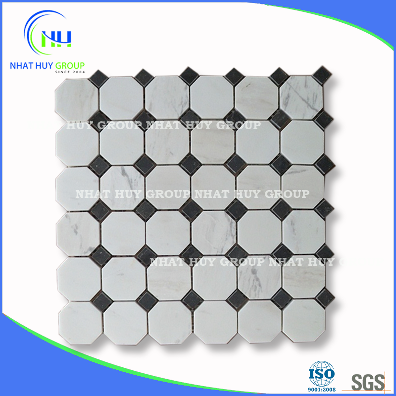 Vietnam Unique Design Brick Mosaic Title From Natural Stone Ingredients: Caco3