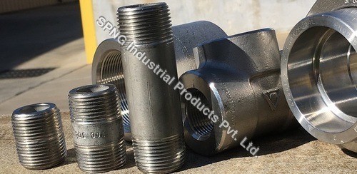 Pipe Nipples - Stainless Steel, 1/2 Inch X 1 Inch | Polished Finish, Npt Thread, 3000 Psi Pressure Rating, 450a F Temperature Resistance