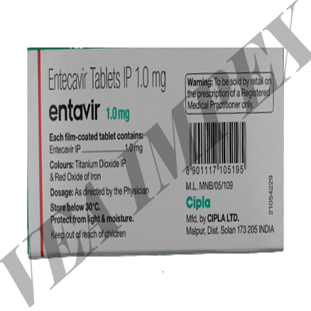 Entavir - 1.0 Mg Entecavir Tablets | Antiviral Solution For Chronic Hepatitis B Treatment, Packaging: 10 Tablets, Storage: Cool And Dry Place