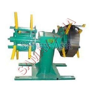 Double Head Decoiler - Metal, Coil Width 50-1000 Mm, Green And Yellow | Press Feeder, 220 V Power Consumption, Warranty Included