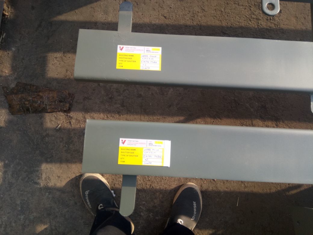 Without Colour Gear Operated Rolling Shutter