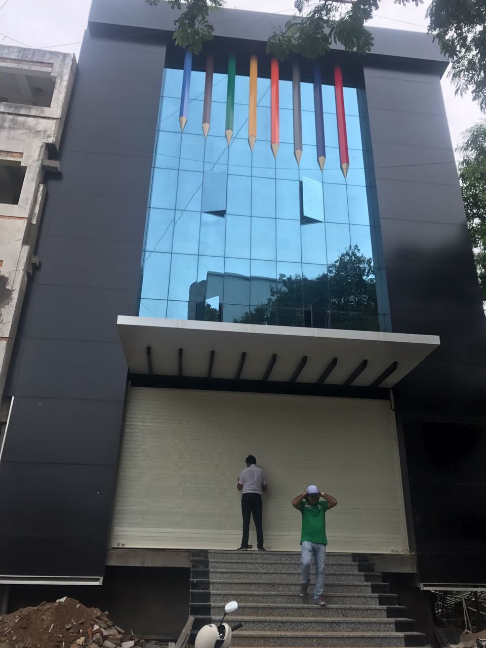 Without Colour Motorized Operated Rolling Shutter