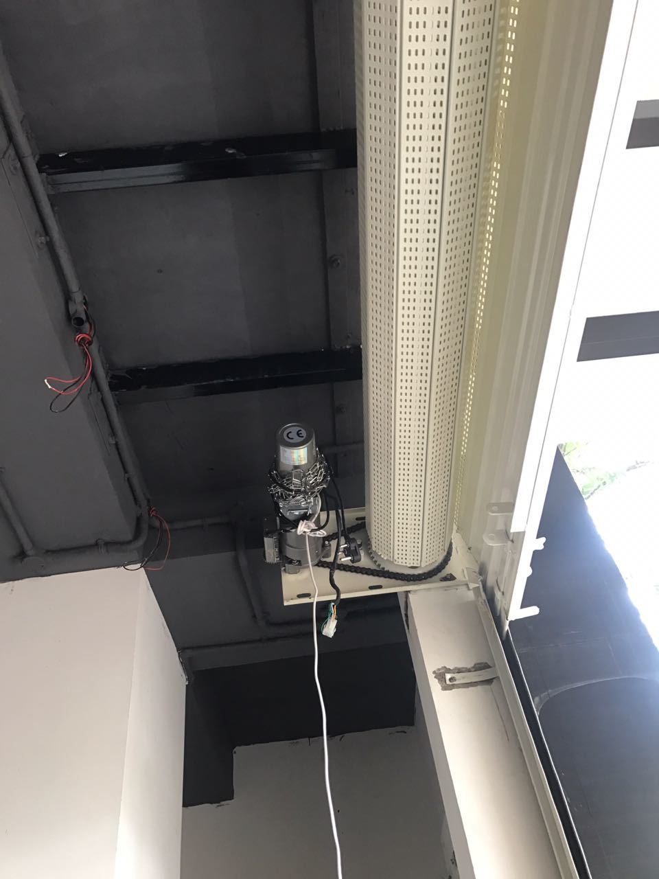 Without Colour Motorized Operated Rolling Shutter