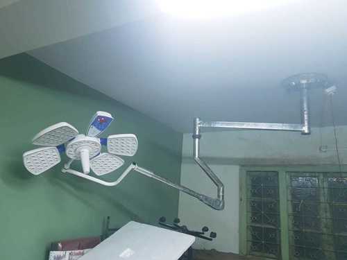 Hospital LED Operation Theater Light - Aluminum, 1000mm x 800mm , 5000K Color Temperature, 100W Power Consumption, 10000 Lumens Output, 1 Year Warranty