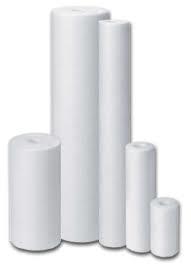Spun Bonded Filter Cartridge - 100% Polypropylene, 10" To 40" Lengths, Double Open End Design | High Flow Rates, Low Pressure Drops, Excellent Chemical Resistance, Reusable With Graded Density Structure