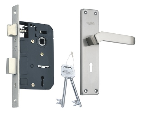 Stainless Steel Mortice Key Lock Set - Finish: Chrome Plated & Ss