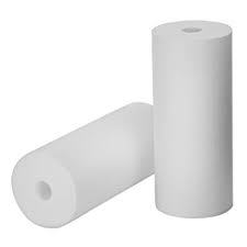 Ro Filter Parts - Polypropylene Fibre, 10"-40" Length, 2-4.5" Diameter | High Flow Rates, Graded Density, Low Pressure Drop, Double Open End Type