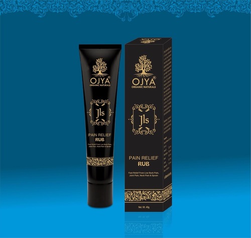 Pain Relief Gel - Gel, 100 ml | Black Tube, Menthol Scent, Eucalyptus Oil & Camphor Ingredients